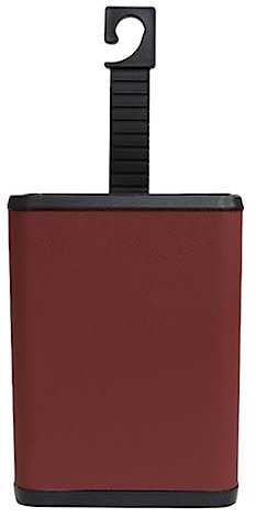 Tebinzi Auto-Mülleimer | Aufbewahrungsbehälter für den Rücksitz - Kfz-Mülleimer mit starker Robustheit, viel Platz sparen, Auto-Gadgets im Hakendesign für Auto, Schiff, Van, Wohnmobil, LKW, SUV