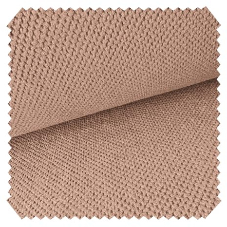 novely® CURTIS - Schwer Entzündbarer Möbelstoff - Wasserabweisender Polsterstoff mit Wabenstruktur - Pflegeleicht Meterware 1lfm | Farbe: 60 Altrosa