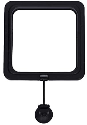 Fischfutterring, schwimmender Futterspender für Fische, Futterring für schwimmendes Aquarium, quadratisches Aquarium und schwimmender Futterkreis