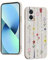 YUXING Silikon Hülle für Motorola Edge 30 Neo, Mode Muster Niedlich Handyhülle, Stoßfest, rutschfest, Langlebige, Ultra Dünn Schutzhülle (Flower,White)