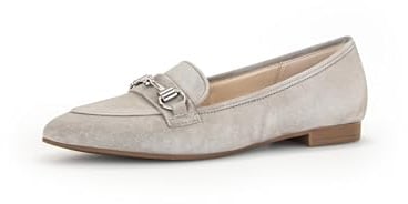 Gabor Damen Slipper, Frauen Slip On,Halbschuhe,Slides,Schlupfschuhe,schluepfschuhe,Loafer,College Schuhe,Businessschuhe,Visone,39 EU / 6 UK