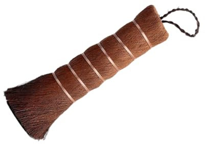 PartyKindom 1Stk Palmfaserbürste Küchenbürste für Teller Gemüsebürste reinigungsbürste Reinigungswerkzeug für Teekannen Teekannen-Reinigungsstift Handbuch Teekannenbürste handhaben Hölzern