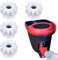 4Pcs Spin Mop Replacement Parts, Easy Mop Pedal Broom Spin Replacement, One Way Bearing Sprockets Pedal Repair Replacement, Clutch Bearing Gear Sprockets for Vileda and More Rotation Mop.