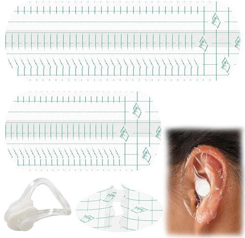 Protège Oreille Pour Enfants - Autocollants Étanches, Cache Oreille Piscine, Protections Pour Bébé - Pour Natation, Douche, Surf - Lot de 50