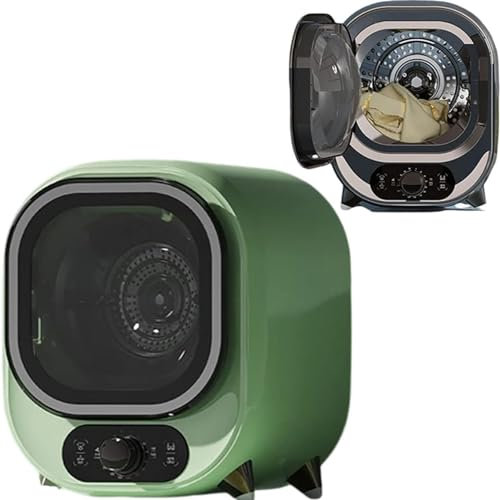 URJWAN Kleiner WäSchetrockner, Tragbarer Kondenstrockner, 5 Kg BelüFteter Mini-Schleudertrockner, Ideal FüR Arbeitsplatte Oder Wandmontage, Kompakt, 0,8 Kg TragfäHigkeit,D-220V