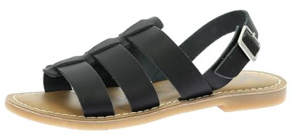 Kickers Landor, Sandales Femme, Noir, 39