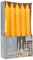NEU Tafelkerzen Gala Basic, 10 Stück, Höhe 19,3 cm, Ø 2,1 cm, Farbe: Goldgelb