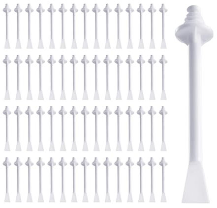 Beauty7 Nasenwachs Stäbchen Applikatoren 60 Stück Nasenhaar Stäbchen Kunststoff Wachs Stab Nasenwaxing Streifen Nasenloch Reinigung Entfernung Nasenhaar Entfernung und Wachs Auftrag mit zwei Enden