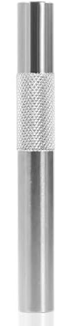 Tube de paille en métal - Sniffer - Paille réutilisable de qualité supérieure - Argenté