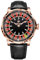 SUZAKU Herren-Automatikuhr 46mm Roulette Mechanische Uhr Herrenuhr Automatikwerk NH35A Wasserdichtes Leuchtleder Luxus Herrenuhr Automatik Rotierendes Roulette(Schwarzer Gürtel Gold Schwarz-H)