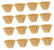 Zerodeko 50 Stück Kaffeefilter Kuchenform Kaffeefilterpapier Für Handfilter Und Kaffeemaschinen Geeignet Für 1 4 Naturbraun Und Ungebleicht Ideal Für Die Küche Zu
