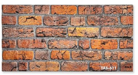 10-Panel Box - K&B 3D Styrofoam Wall Panels – Realistic Brick, Stone & Wood Cladding – Lightweight & DIY-Friendly (10 Panels, 5m² Coverage, 100 cm x 50 cm per Panel)