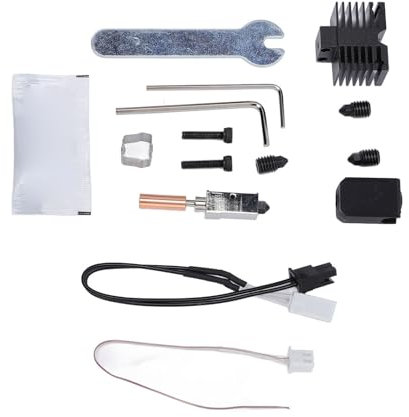 Schnellheizung, Integriertes Design Hotend -Kit mit Gehärtetem Stahldüse für QIDI X Plus3, X Maximum3, Smart3, 3D Extruder -Drucker Bibo Filament Baugruppe Automatische Bettgravur