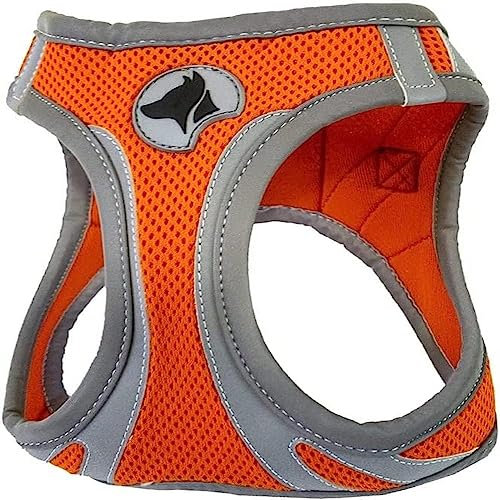 Croci C5081166 - Pettorina Riflettente Per Cani, Multicolore (Arancio), S, 1 Pezzo