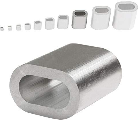 DEMA Aluminium Pressklemmen 8 mm (100 Stück)
