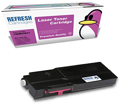 Refresh Cartridges Remanufactured Toner Cartridge Replacement for Xerox IJ-T-106R03531 (Magenta)