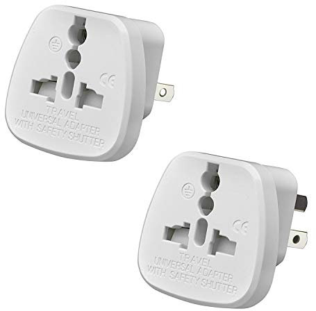 TEC UK - UK to Australia Power Adaptor,UK to China Plug for visitors from UK to Australia, China and New Zealand (Pack of 2)