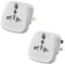 TEC UK - UK to Australia Power Adaptor,UK to China Plug for visitors from UK to Australia, China and New Zealand (Pack of 2)