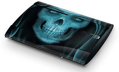 Skins4u Aufkleber Design Schutzfolie Vinyl Skin kompatibel mit Sony PS3 PlayStation 3 Super Slim X-Ray