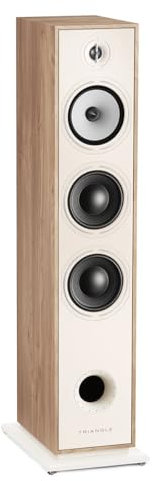Triangle - BOREA BR08 Hi-Fi Floorstanding Speaker - Admissible Power 150W - Output 92 dB/W/m - 16 cm Speakers - Versatile Music and Home Cinema - 206 x 1020 x 314 mm - Light Oak (Piece)