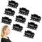 Basic Sense 1.1 inch Hair Claws, Durable & Sturdy Non-Slip Grip Classic Design Clamps, Jaw Clips, Mini 9pcs set Matt Black