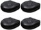Anjinguang 4 Stück Spa Booster Sitz aufblasbar Badewanne Booster Sitz Wasserdicht Soft Spa Massage Kissen