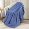 Utopia Bedding Decke aus 100 % Baumwolle (Überwurfgröße – 152 x 127 cm), 350 g/m², leichte Thermodecke, weiche, atmungsaktive Decke für alle Jahreszeiten (Wedgewood)