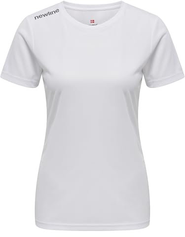 newline Damen Women Core Functional S/S T-Shirt, Weiß, M EU