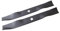 SECURA 2x Mulchmesser kompatibel mit Husqvarna Electrolux LT LTH AYP 100 112 120 125 131 Rasentraktor Messer
