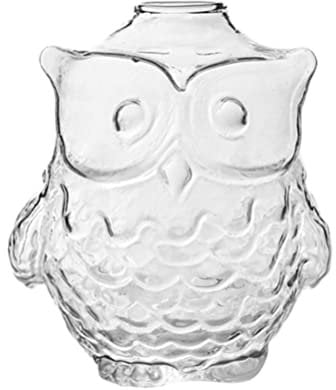 Cabilock Luxuriöse Blumenvase Aus Kristallglas Mit Katzen- Und Eulenmotiv Im Europäischen Stil Für Blumenarrangements Und Heimdekoration