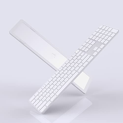 N+B Tastaturabdeckung für Apple Magic Keyboard Numeric Keypad und Touch ID, Transparent, Silikon, Lange Magic-Tastatur
