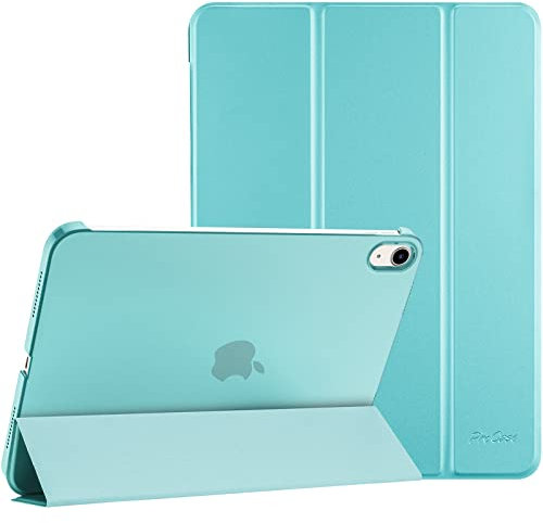 ProCase Hülle für iPad A16 11 Generation 2025 11/ iPad 10. Generation 2022 10,9'' Case Leicht Dünn Hart Schutzhülle Smart Cover Hülle Auto Wake/Sleep -Aqua