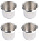 Tlilyy 4 PièCes Porte-Gobelet Universel pour Bateau 68X55Mm en Acier Inoxydable Porte-Gobelet pour Boisson pour Canapé de Table de Poker