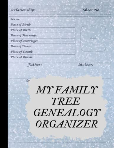 My Family Tree Genealogy Organizer: Family Tree Memory Keeper, Track Your Family History and Record Ancestry Generations