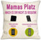 Bommex Tasche Kissenbezug für Tochter Sohn - Mama Geburtstag Geschenk Familie Geschenk Weihnachten