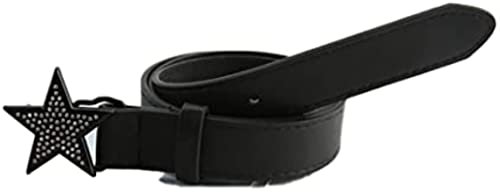 MIFJNF Damen Gürtel Y2k Zubehör Stern Gürtel Frauen Gürtel Mode Gürtel für Frauen Damen Gürtel für Hosen Y2k Kleidung…, Schwarz, M