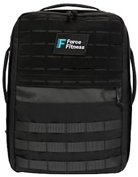 Force Fitness Rucking Backpack + Gewichte, Nur Rucksack