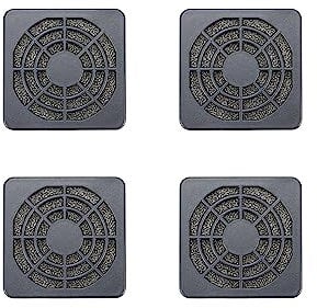 UTALIND 4 Pcs Computer Fan Dust Filter Cover 50x50mm Fan Filter Grill Cooling Fan