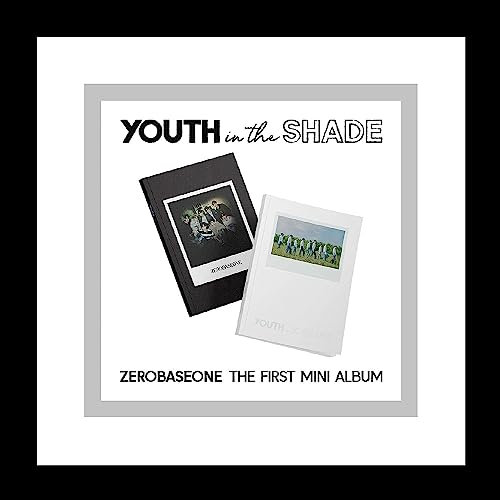 ZEROBASEONE YOUTH in the SHADE 1st Mini Album CD+POB+Artbook+Selfie photocard+Photo frame set+Layer card+Sticker+Zerose coaster+Tracking ZB1 (SHADE Version)
