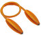 Gardinenbänder 2 Stück Gardinenbänder Gardinenbänder Umreifungsseilbänder No Install Perforierte Gardinenschnalle, Orange