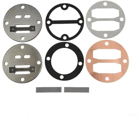 Cylinder Head Gasket, 5 Pcs Air Compressor Cylinder Valve Plate Piston Hole 42mm for Air Pump Fitting Replacement Part