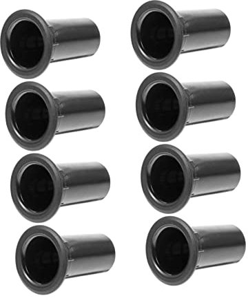 Gatuida 8pièces Tuyau De Port De Haut-Parleur Abs De Tubes pour Améliorer Les Basses Et Optimiser La Réponse Acoustique des Enceintes Installation Facile Et Finition Soignée