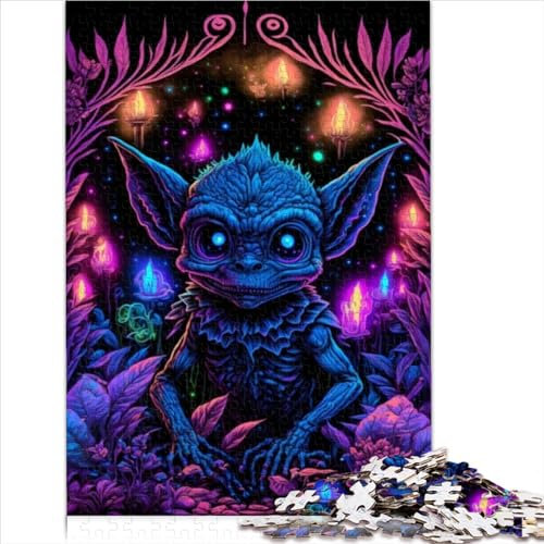 Puzzle for Gift Gremlin of The Woods 1000 Teile für Erwachsene Geschenke Holzpuzzle für Erwachsene Kinder ab 12 Jahren für Kinder und Erwachsene ab 9 Jahren 1000 Teile (50 x 75 cm)