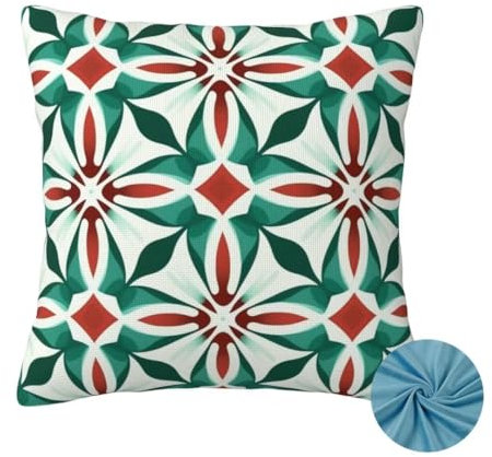 Kissenbezug 40x40 cm, Sofa Kissen Boho DekoKissen, Herbst Zierkissenbezüge, Kissenhülle Doppelseitig, Weicher Kuschelkissen, Couch Kissen Indien Cushion Cover, für Auto Zimmer Deko Wohnzimmer -OZ448