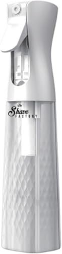 the shave factory Sprühflasche - Haarnebelsprüher Sprühflasche für Haare (transparente Flasche)