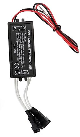 HAPINARY 12v Ccfl Angel Eyes Wechselrichter mit Übertemperaturschutz Ersatz für Ccfl Ringe Kompatibel mit Aftermarket Ringen für Autos