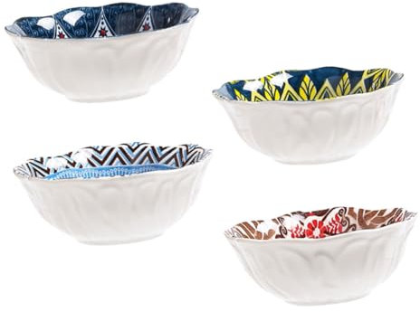 DECHOUS Keramik Dip Schalen 4 Stück Kleine Saucenschalen Für Öl Sojasauce Gewürze Vielseitige Keramikschalen Für Restaurant Küche Catering