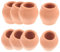 BESPORTBLE 8 Uds Mini Macetas De Barro Comestible Macetas De Arcilla para Suculentas Macetas De Cerámica Pequeñas Ideal para Manualidades Y Decoración De Jardín Interior