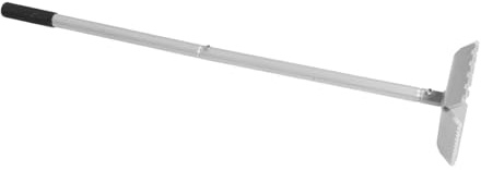 Metal Trash Compactor Tool for Kitchen and Office Use Stainless Steel | Silver Finish, Plastic Handle Detail, Quick Bin Space Saving, Office Cleaning Support, Waste Reduction