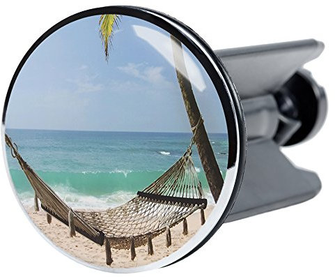 Sanilo Waschbeckenstöpsel Holiday, schöner Stöpsel für das Waschbecken, universal mit Motiv